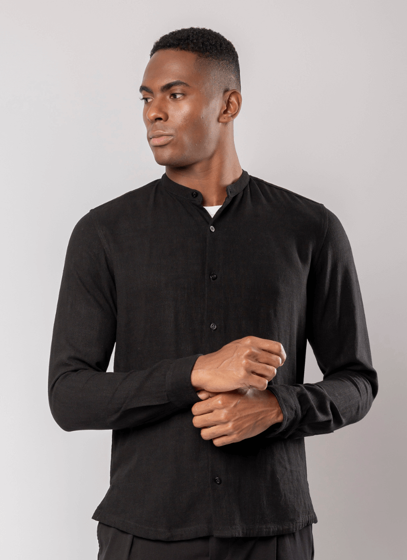 Camisa Masculina Signature Preto
