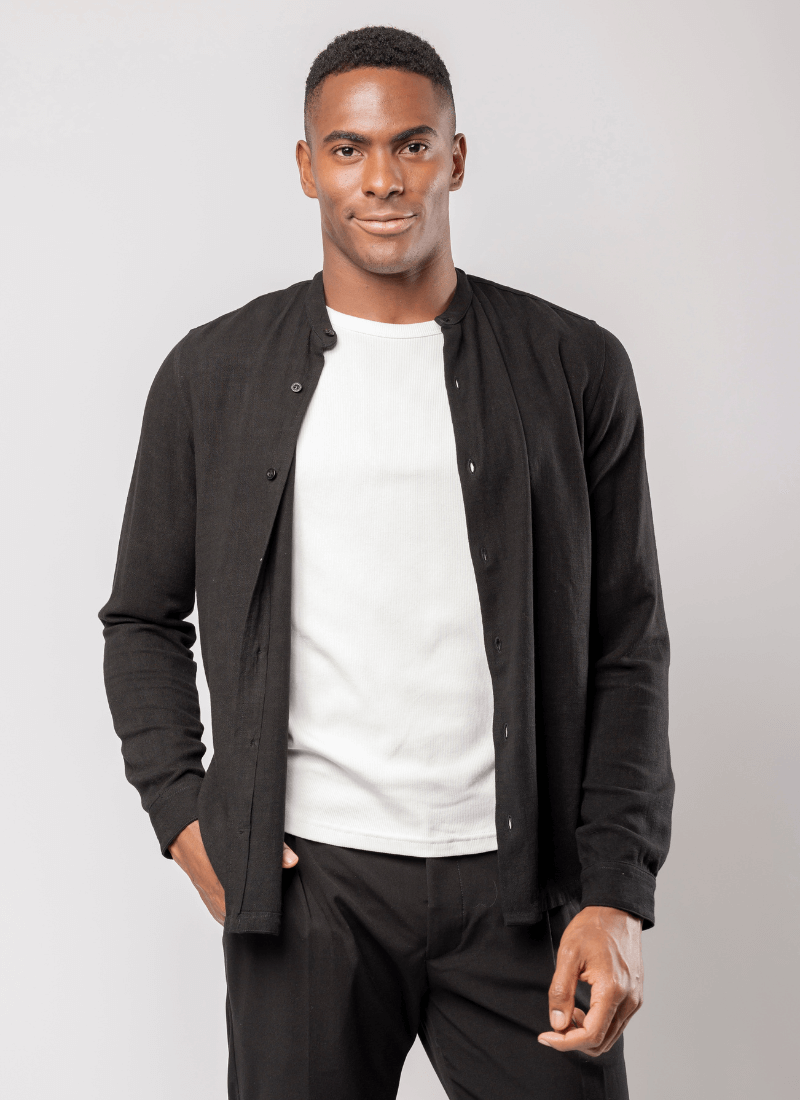 Camisa Masculina Signature Preto