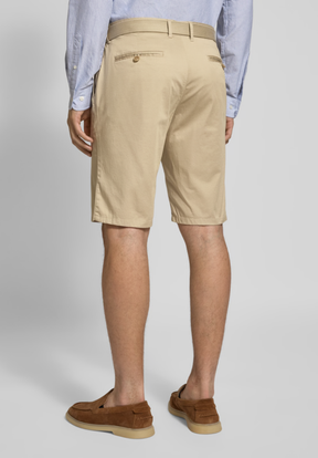 Bermuda Masculina com Bolsos Franceses Areia