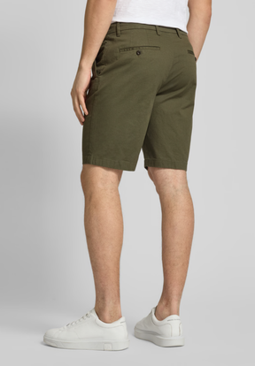 Bermuda Masculina de Corte Regular com Padrão Texturizado Cáqui