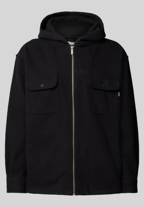 Casaco Masculino com Capuz Preto