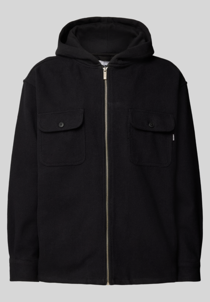 Casaco Masculino com Capuz Preto