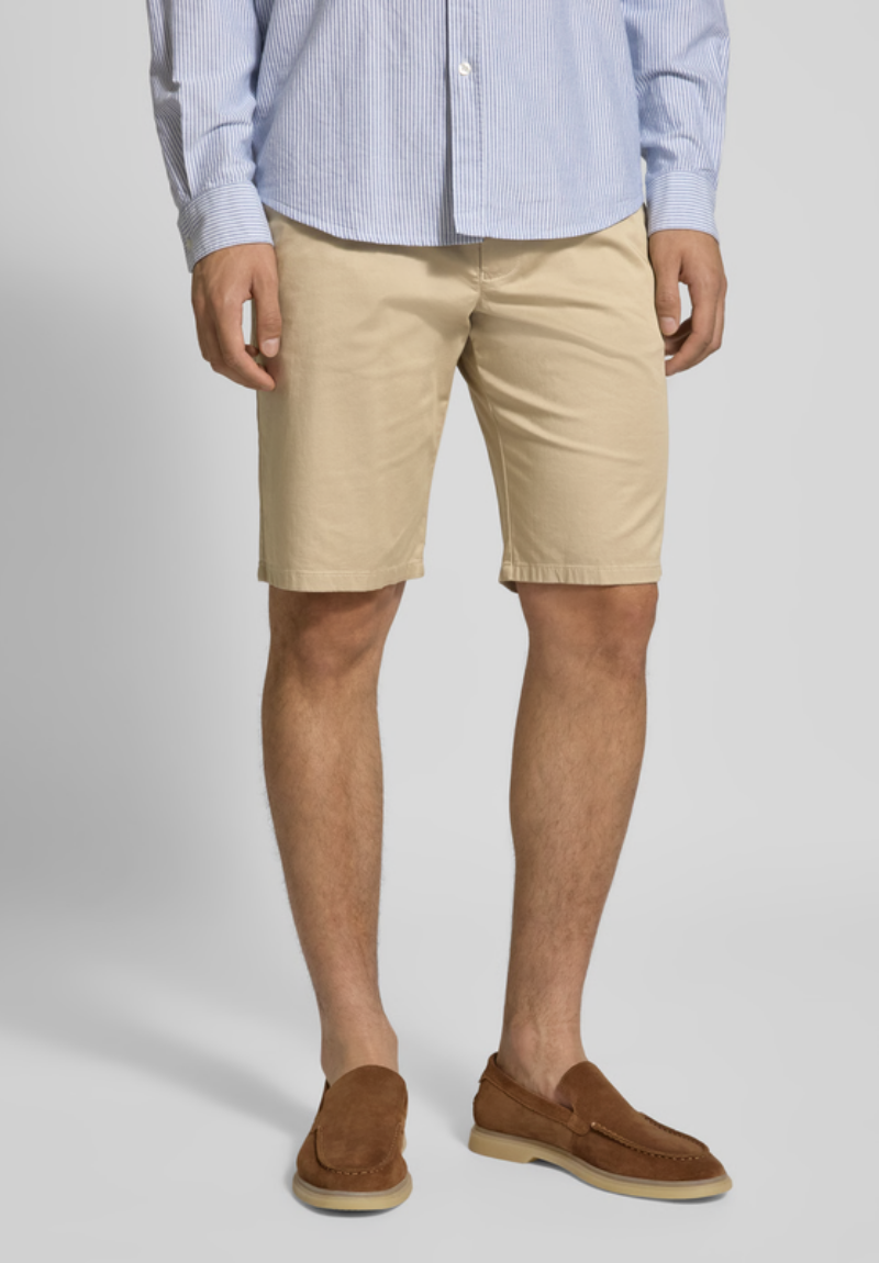 Bermuda Masculina com Bolsos Franceses Areia