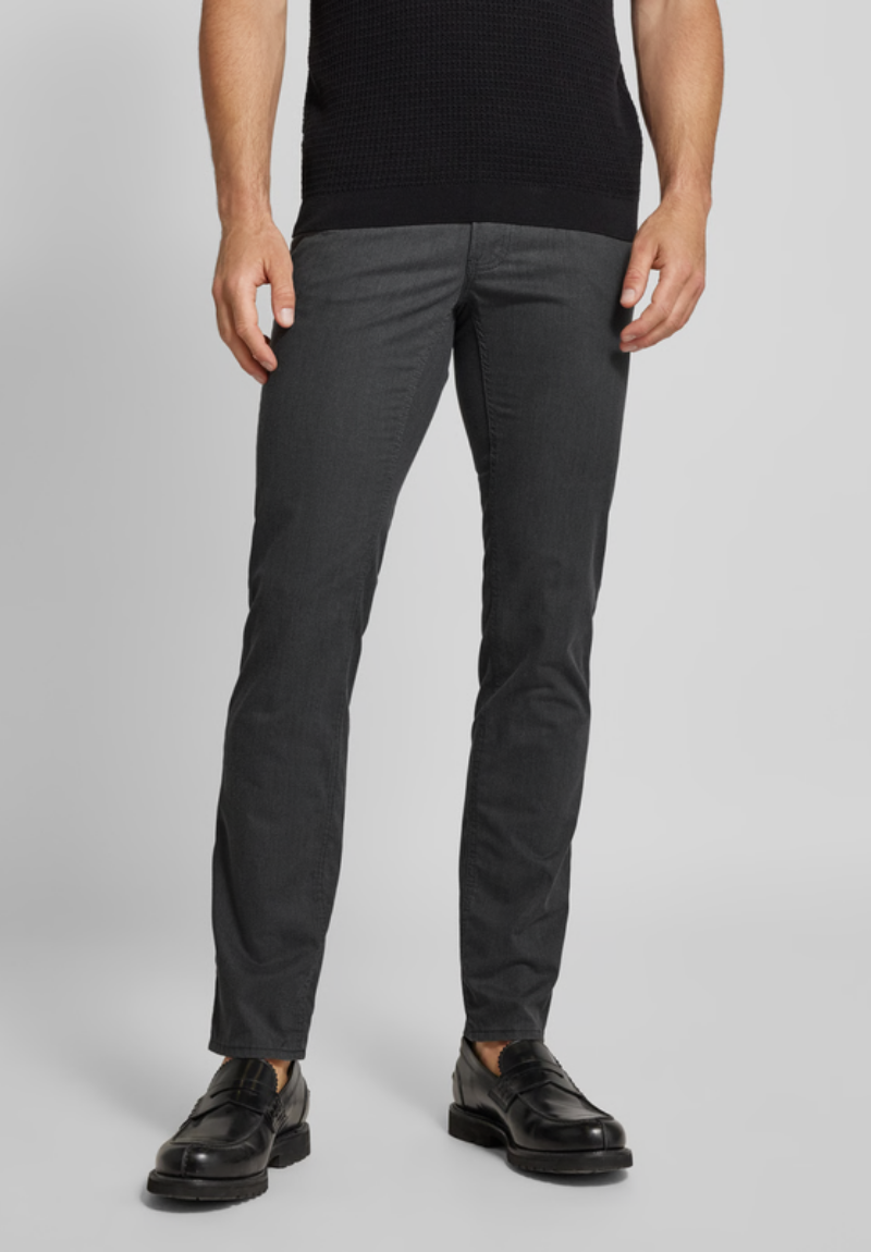 Calça Masculina de Corte Regular com 5 Bolsos