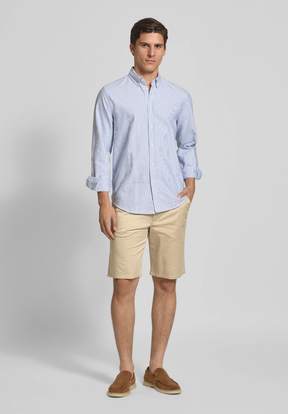 Bermuda Masculina com Bolsos Franceses Areia